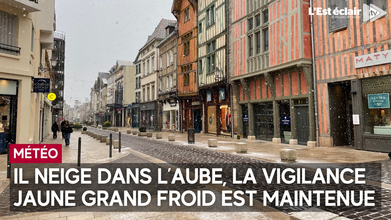 De la neige dans l'Aube ce mardi 9 janvier, la vigilance grand froid maintenue jusqu'à mercredi