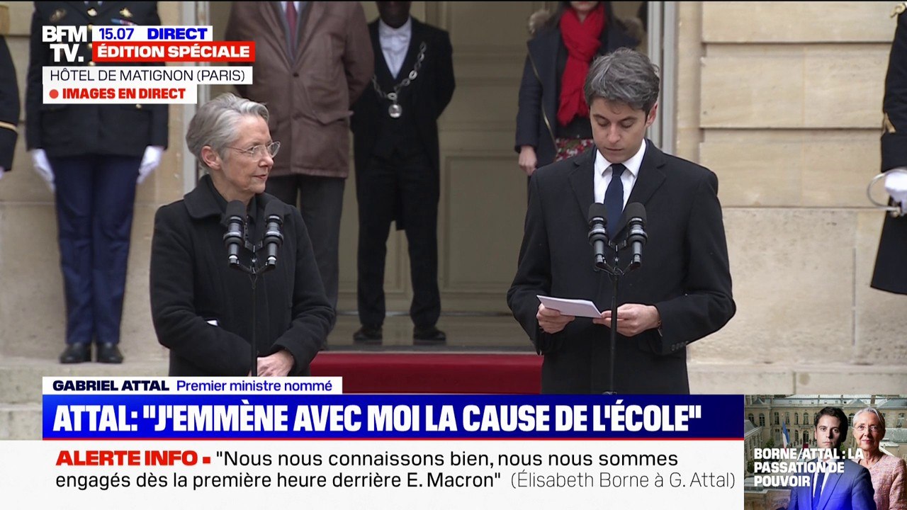"L'importance de l'amitié en politique": Gabriel Attal rend hommage à Jean Castex