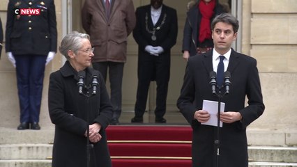 Ce qu’il faut retenir de la passation de pouvoir entre Elisabeth Borne et Gabriel Attal