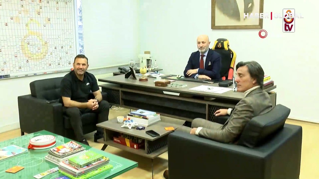 A Milli Takım Teknik Direktörü Vincenzo Montella'dan Galatasaray'a ziyaret