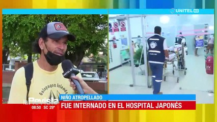 Niño con fractura de pelvis fue atropellado por accidente por sus familiares, relata el padre