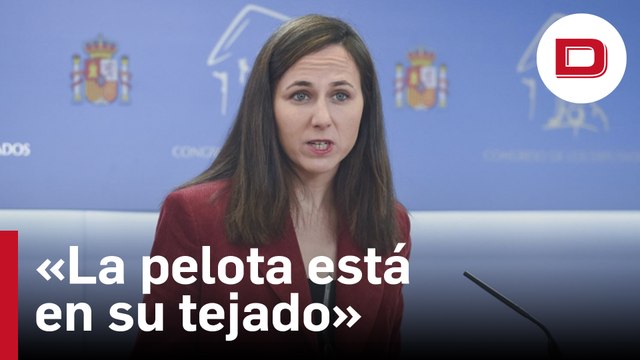 Podemos sigue apretando al PSOE para negociar su apoyo a los decretos: «La pelota está en su tejado»