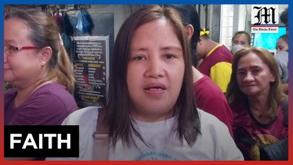 Devotees on their Traslacion experience