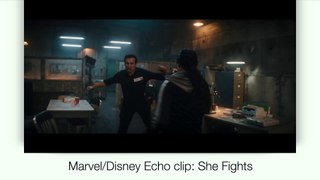 Marvel/Disney Echo clip: She Fights w logo