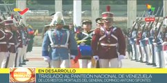 Restos del General Domingo Antonio Sifontes arriban al Panteón Nacional de Venezuela