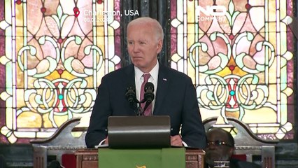 شاهد: محتجون يقاطعون خطاب بايدن ويطالبون بوقف الحرب في غزة