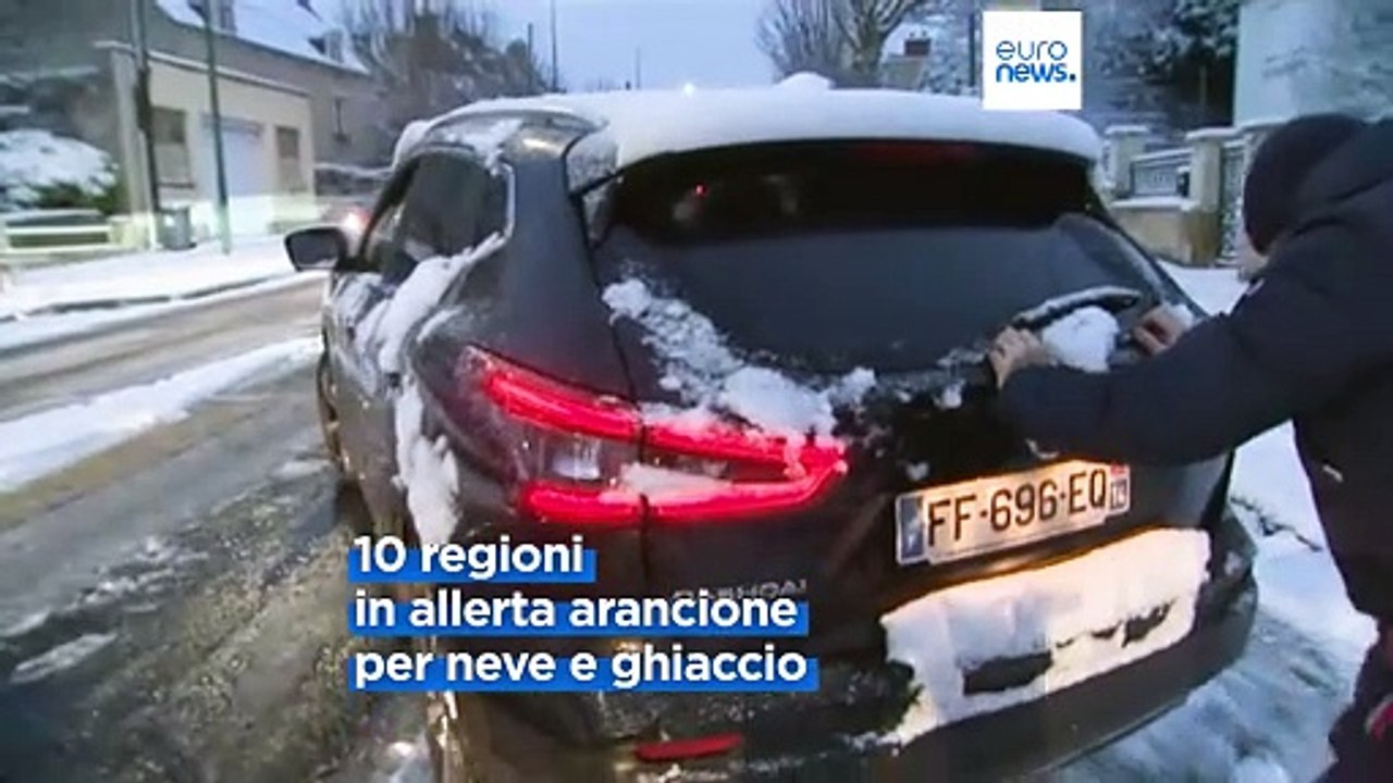 Maltempo e freddo intenso in tutta Europa: allerta meteo per la neve e il ghiaccio in Francia