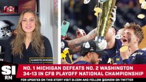 CFB Playoff National Championship: Michigan Defeats Washington 34-13