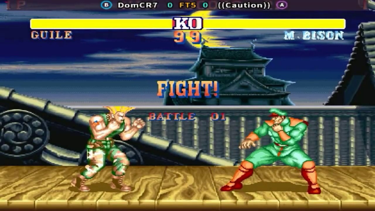 DomCR7 vs ((Caution))  - Street Fighter II'_ Champion Edition - FT5