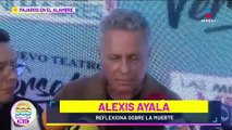 Alexis Ayala tiene listo su testamento: Quiere que sus cenizas estén en un árbol