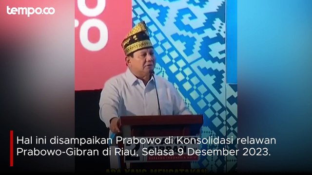 Sindiran Prabowo: Hewan Diberi Makan Baik, Manusia Didukung Balas Kedengkian