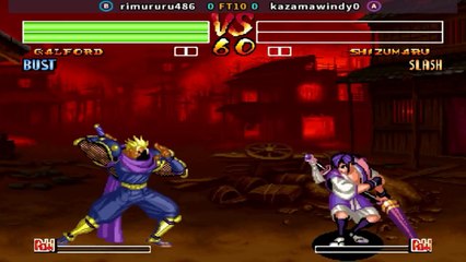 rimururu486 vs kazamawindy0 - Samurai Shodown IV - FT10