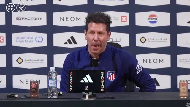 Le preguntan a Simeone por lo que cobran Madrid y Atlético en la Supercopa
