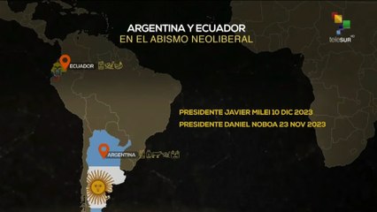 El Mapa 09-01: Argentina y Ecuador en el abismo neoliberal