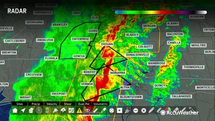 Tornadoes threatening the southern US