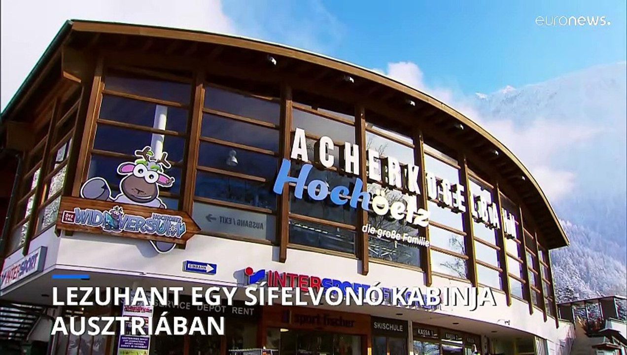 Lezuhant egy sílift kabinja a tiroli Hochötz pályáinál, többen megsérültek