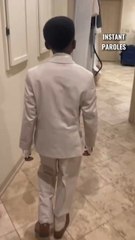 Ce garçon voit sa mère en robe de mariée pour la première fois