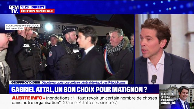 Geoffroy Didier (député européen LR) sur Gabriel Attal: On a un Premier ministre issu de la gauche qui utilise maintenant des mots de droite