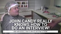 Funny Resurfaced John Candy Footage Shows Actor Agreeing To Interview If Reporter Gets A Perm With Him