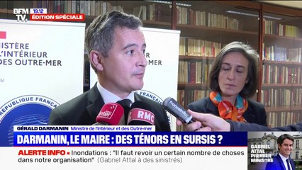"Je ne suis pas homme à me dérober": Gérald Darmanin veut rester en poste au ministère de l'Intérieur