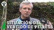 Rueda insiste en que el Gobierno no trasladó a la Xunta la situación del vertido de pellets hasta enero