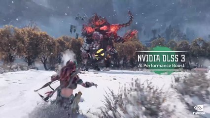 Horizon Forbidden West : NVidia DLSS 3 trailer