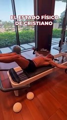 Cristiano Ronaldo entrenando