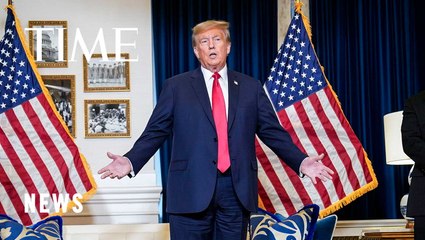 Trump Declares 'A Momentous Day' After Attending Federal Court Arguments in Person