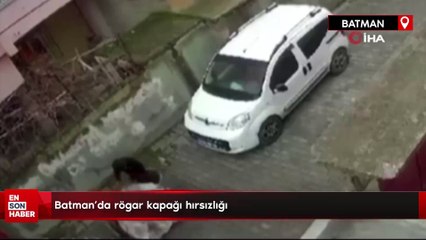 Batman'da rögar kapağı hırsızlığı