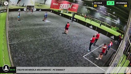 Faute de Nikola Milutinovic - FC Dimmat