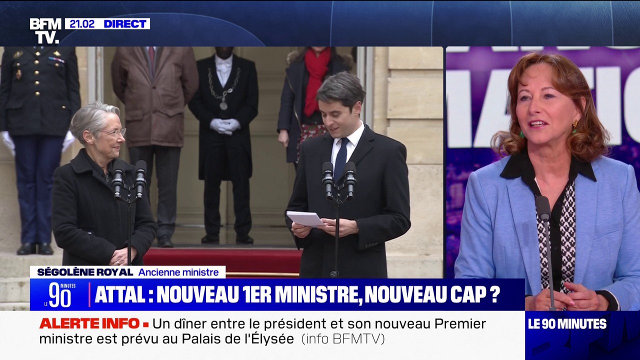 Ségolène Royal sur Gabriel Attal: "Il y a une prise de risque à nommer un Premier ministre aussi jeune"