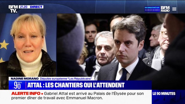 Nadine Morano (députée européenne LR) sur Gabriel Attal: La fulgurance de son parcours va lui imposer des résultats aussi rapides que sa progression