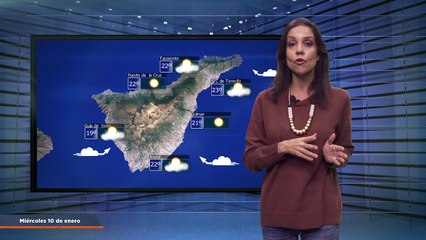 La previsión del tiempo en Canarias para el 10 de enero de 2024, en Atlántico Televisión.