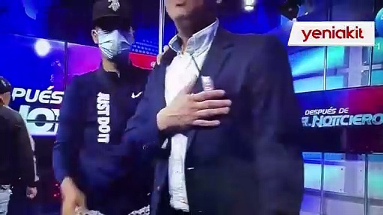 Canlı yayını basan çeteler spikerin cebine dinamit koydular