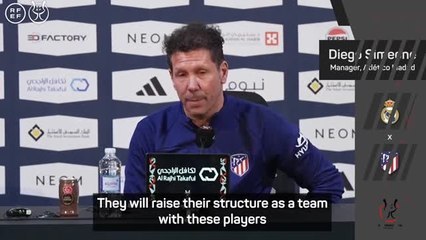 Descargar video: Simeone expecting a 'raised' Real Madrid from their LaLiga victory