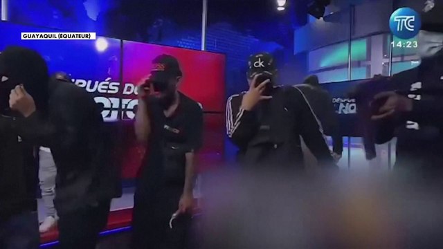 Fuite de plusieurs barons de la drogue en Equateur : une chaîne de télévision publique prise d'assaut par des hommes armés