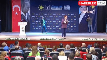 Akşener Manisa'da: "Ben Hep Başaracağız Diye Söylerim, Bu Defa Diyorum Ki Kazanacağız, Kazanacağız, Kazanacağız"