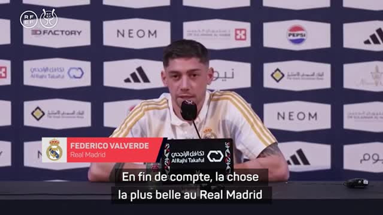 Real Madrid : Valverde - "Trois beaux derbies à venir contre l'Atlético"