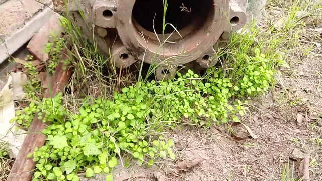 Stainless steel centrifugal pump in useless way Mechanical Works