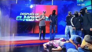 Un canal de televisión fue tomado en vivo por hombres armados en Ecuador