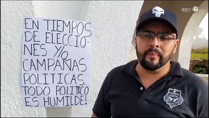 Instala ex policía estatal protesta frente a Casa Jalisco; exige pago de indemnización