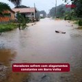 Moradores sofrem com alagamentos constantes em Barra Velha
