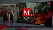 SRE ayudará a mexicanos en Ecuador tras irrupción armada en televisora