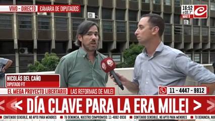Nicolás Del Caño: "El gobierno está ajustando a la mayoría trabajadora"