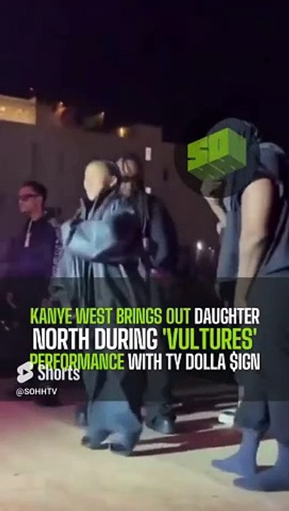 Kanye West Brings Out Daughter North During 'Vultures' Performance With Ty Dolla $ign