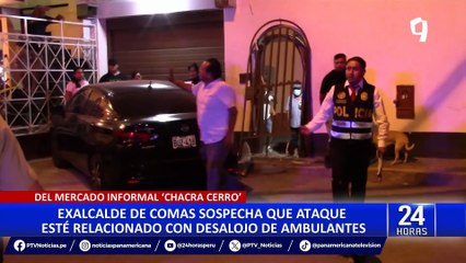 Comas: explosión en la casa de exalcalde dejó herido a personal de caseta de seguridad