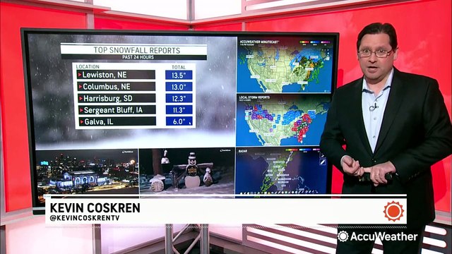 Plains, Midwest facing back-to-back snowstorms