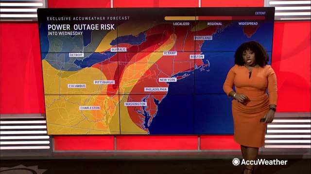 Winter storm causes widespread power outages along the East Coast
