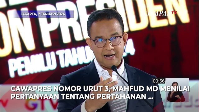 Kata Cawapres Mahfud soal Anggapan Pertanyaan di Debat Pilpres Mengarah Bongkar Rahasia Negara