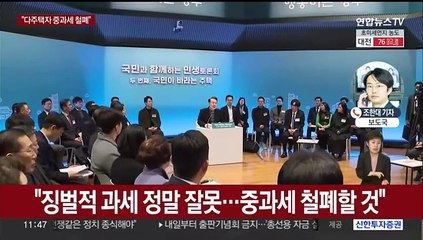 윤대통령 "다주택자 중과세 철폐…임차인 혜택 받도록"